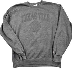 Texas Tech Red Raiders Crewneck Sweatshirt Mens Large NCAA Football Champion